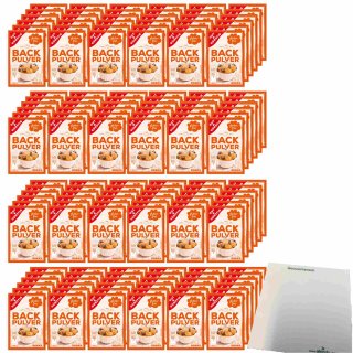 Gut & Günstig Backpulver glutenfrei 144x15g Beutel (24x90g Packung) + usy Block