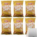 Lays Super Chips Patatje Joppie Flavour 6er Pack (6x200g Beutel) + usy Block