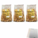 Terre Di Puglia Taralli Gebäck Klassischer Geschmack 3er Pack (3x500g Beutel) + usy Block