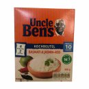 Uncle Bens Basmati & Jasmin Reis 10 Minuten 4x125g Kochbeutel 3er Pack (3x500g Packung) + usy Block