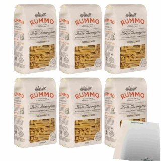 Rummo Lenta Lavorazione Casarecce No. 088 6er Pack (6x500g Packung) + usy Block