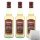 Ponti Aceto di Vino Bianco Aroma Antico 3er Pack (3x500ml Flasche Weißweinessig) + usy Block