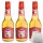 Ponti Aceto di Mele 3er Pack (3x500ml Flasche Apfelessig) + usy Block