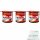 Ferrero nutella & GO! mit Brotsticks 3er Pack (3x52g Packung) + usy Block