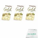 Schogetten Gold Pisatzie 3er Pack (3x100g) + usy Block