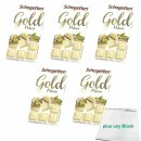 Schogetten Gold Pisatzie 5er Pack (5x100g) + usy Block