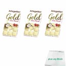 Schogetten Gold Kokos Mandel 3er Pack (3x100g) + usy Block