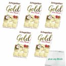 Schogetten Gold Kokos Mandel 5er Pack (5x100g) + usy Block