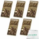 Schogetten Gold Haselnuss Kakao 5er Pack (5x100g) + usy Block