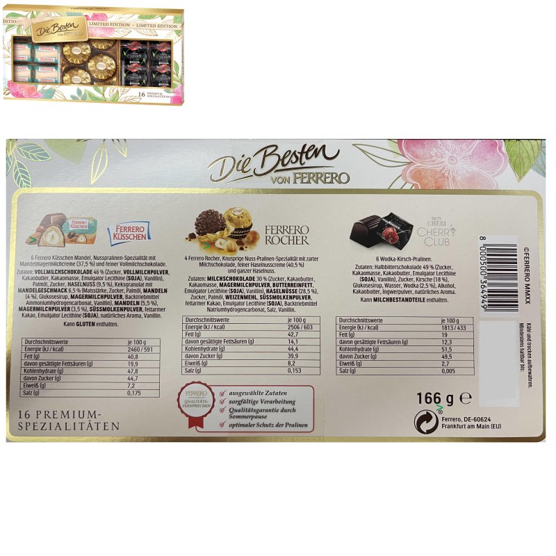 Die Besten von Ferrero Limited Edition 2021 (166g)