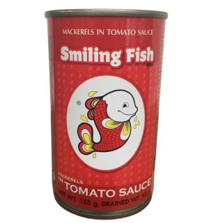 SMILING FISH Makrele im Tomatensosse ( 155 GR)