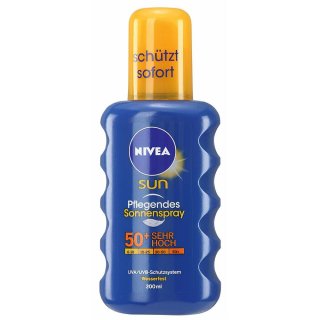 Nivea Sun Schutz & Pflege Sonnenspray LSF 50+ (1X200 ml Flasche)