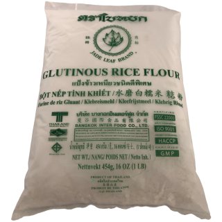 Jade Leaf Brand Klebreismehl (454g Beutel) MHD 30.05.2023 Restposten Sonderpreis