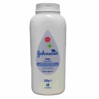Johnsons Baby Powder (200g Flasche)