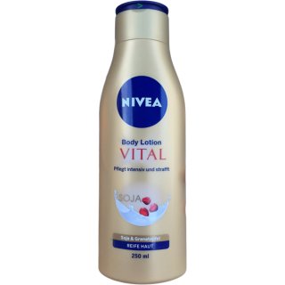 Nivea Body Vital Reichhaltige Body Lotion für Reife Haut (250ml Flasche)