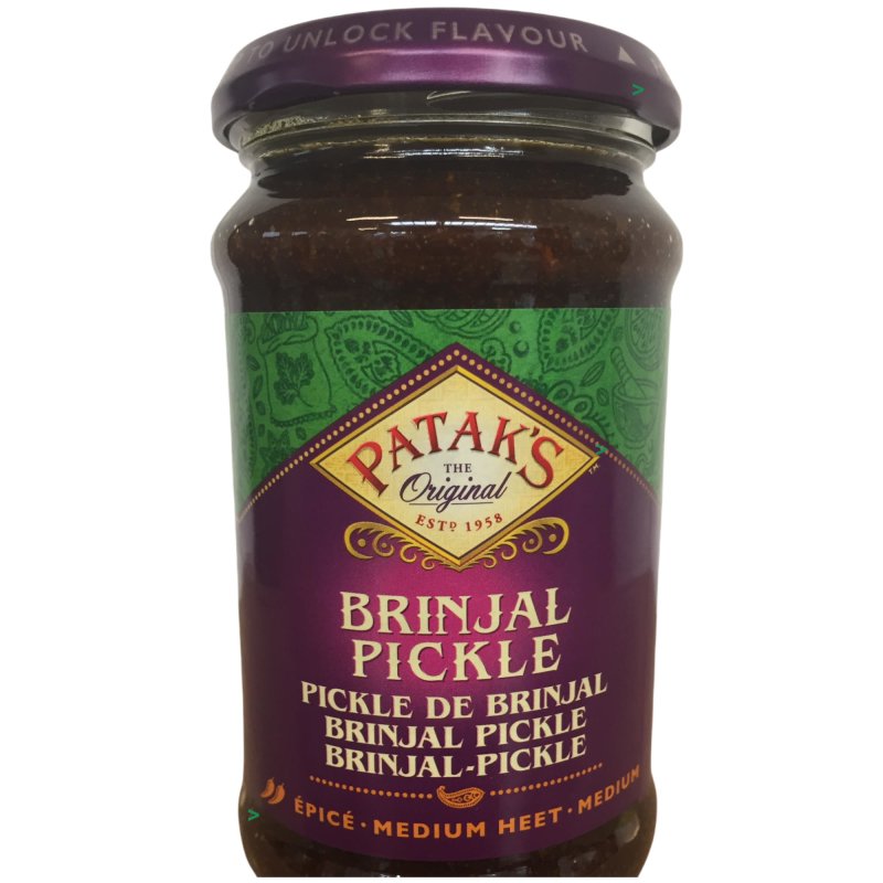 Patak's Brinjal Pickle (312g Glas)