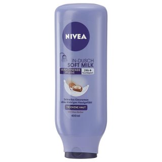 Nivea Body InDusch Soft-Milch mit Shea-Butter für trockene Haut (400ml Flasche)