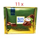 Ritter-Sport Goldschatz, 40% Kakao, 11er Set (11x250g Tafel)