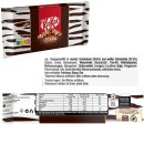 KitKat Zebra Dark & White 3er Pack (3x124,5g Packung) + usy Block