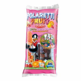Dolfin Polaretti Fruit Con Tanto Succo Di Frutta Pink (10x40ml Wassereis mit Fruchtsaft)