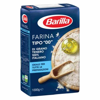 Barilla Farina Tipo 00 Di Grano Tenero 100% Italiano (1kg Packung)