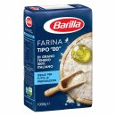 Barilla Farina Tipo 00 Di Grano Tenero 100% Italiano 6er Pack (6x1kg Packung) + usy Block