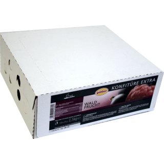 Göbber Vom Lande Waldfrucht Mehrfrucht Konfitüre Extra 100x25g Portionen (2,5kg Karton)