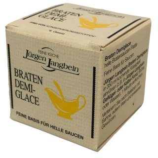 Jürgen Langbein Braten Demi-Glace Paste feine Gourmet-Paste für helle Bratensauce (50g Packung)