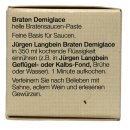 Jürgen Langbein Braten Demi-Glace Paste feine Gourmet-Paste für helle Bratensauce (50g Packung)
