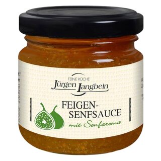 Jürgen Langbein Feigen-Senfsauce (120g Glas)