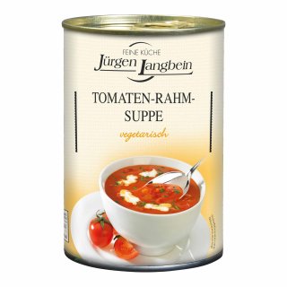 Jürgen Langbein Tomaten-Rahm-Suppe vegetarisch (400ml Dose)