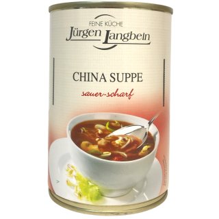 Jürgen Langbein China Suppe Sauer-Scharf 1er Pack (1x400ml)