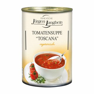 Jürgen Langbein Tomatensuppe Toscana (400ml Dose)