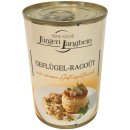 Jürgen Langbein Geflügel-Ragout mit zartem Geflügelfleisch 1er Pack (1x400g Dose)