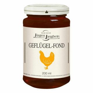 Jürgen Langbein Geflügel-Fond (200ml Glas)
