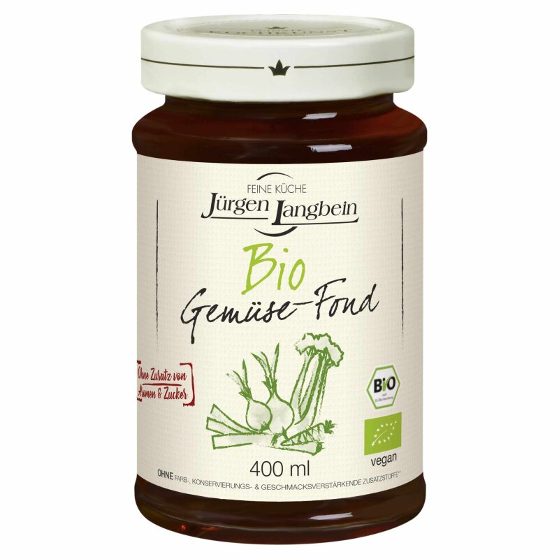 Jürgen Langbein Bio Gemüse-Fond (400ml Glas)