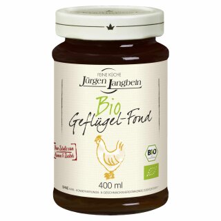 Jürgen Langbein Bio Geflügel-Fond (400ml Glas)