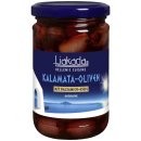 Liakada Kalamata-Oliven mit Balsamico-Essig entsteint...