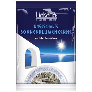 Liakada Sonnenblumenkerne Geröstet & Gesalzen ungeschält (100g Beutel)