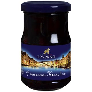 Leverno Amarena-Kirschen entsteint (140g Glas)