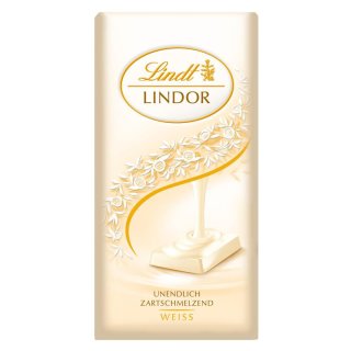 Lindt Lindor Weiß Schokolade (1x100g Tafel)