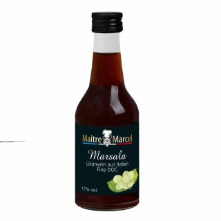 Maitre Marcel Marsala 17% vol. (100ml Flasche)