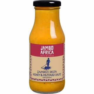 Jambo Africa Zambezi Delta Honey & Mustard Sauce (250 ml Flasche)