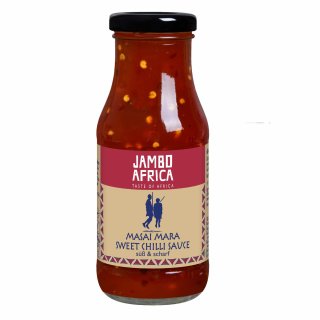 Jambo Africa Masai Mara süß-scharfe Chilisauce (240ml Glas)