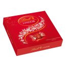 Lindt Lindor Präsent Box Milch in Rot (1x187g)