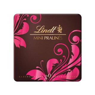 Lindt Mini Pralinés Blechdose Pink (100g Packung)