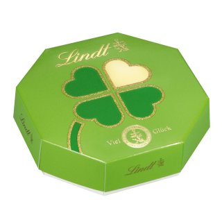 Lindt Pralinen Grußbotschaften grün Viel Glück (40g)