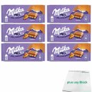 Milka Cookies Schokolade 6er Pack (6x100g Tafel) + usy Block