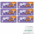 Milka Cookies Schokolade 6er Pack (6x100g Tafel) + usy Block