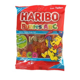 Haribo Buntes ABC (175g Beutel)